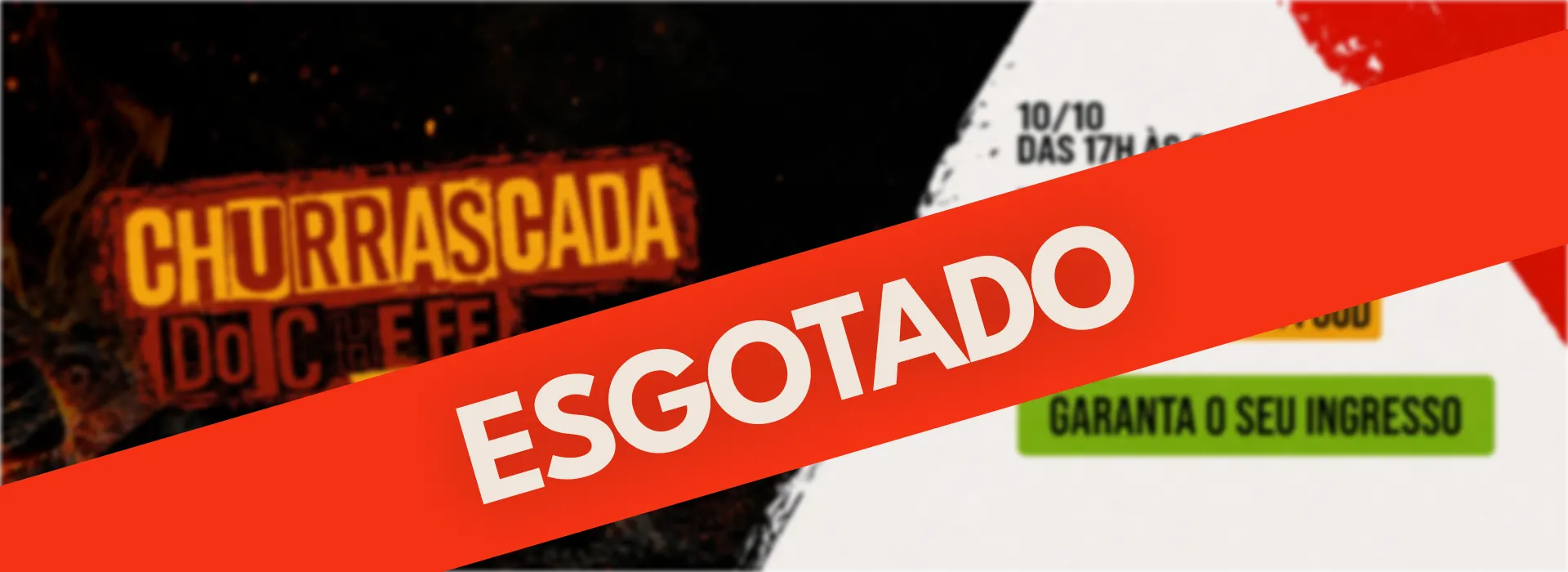 Banner ESGOTADO