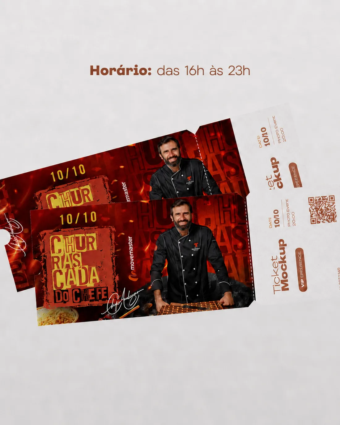 Ingresso churrascada do chefe 10/10