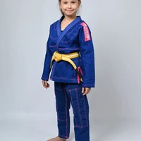 Kimono Infantil In The Guard Pink Azul - imagem 1