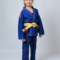 Kimono Infantil In The Guard Pink Azul - imagem 3