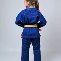 Kimono Infantil In The Guard Pink Azul - imagem 4