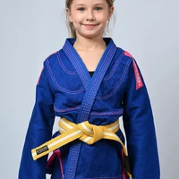 Kimono Infantil In The Guard Pink Azul - imagem 7