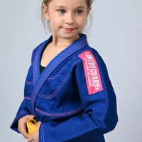 Kimono Infantil In The Guard Pink Azul - imagem 6