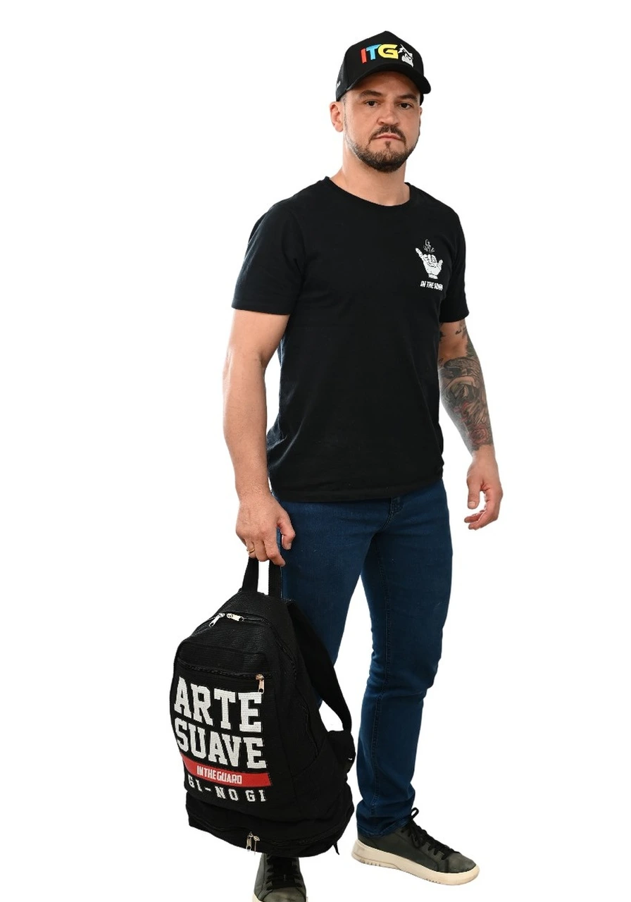 Mochila Arte Suave Preta