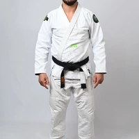 Kimono Jiu Jitsu Green In The Guard - Branco - imagem 1