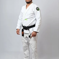 Kimono Jiu Jitsu Green In The Guard - Branco - imagem 4