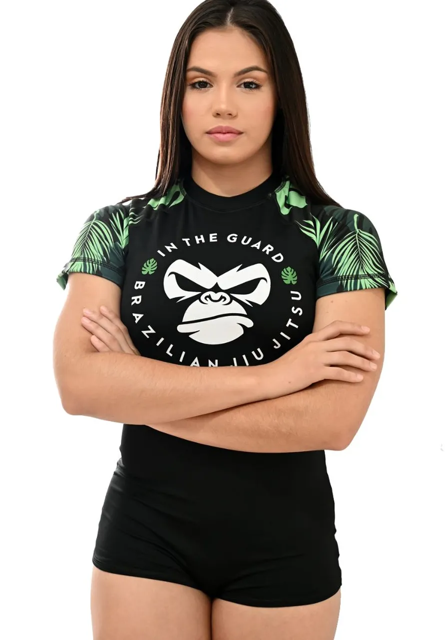 Body Feminino Jiu-Jitsu Green