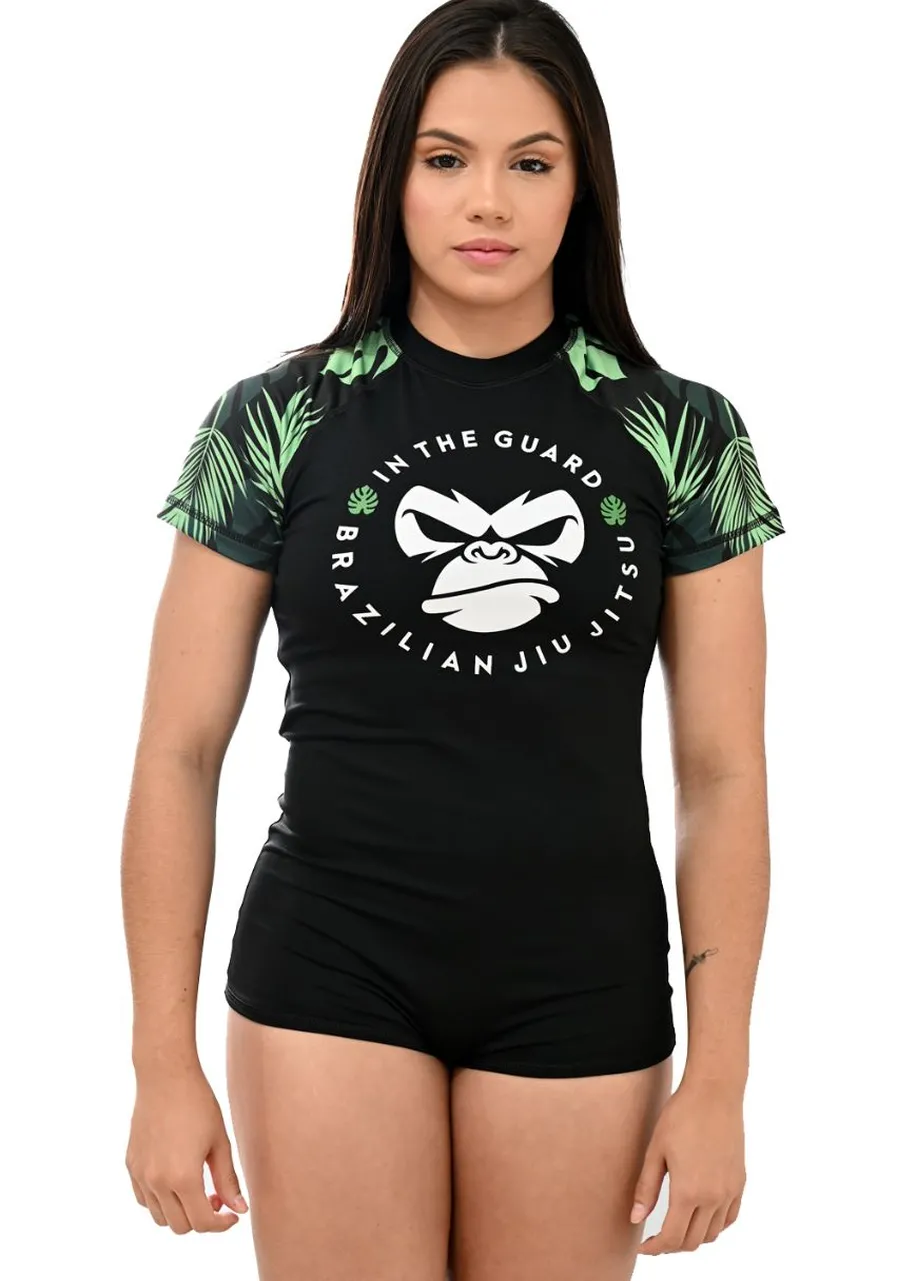 Body Feminino Jiu-Jitsu Green