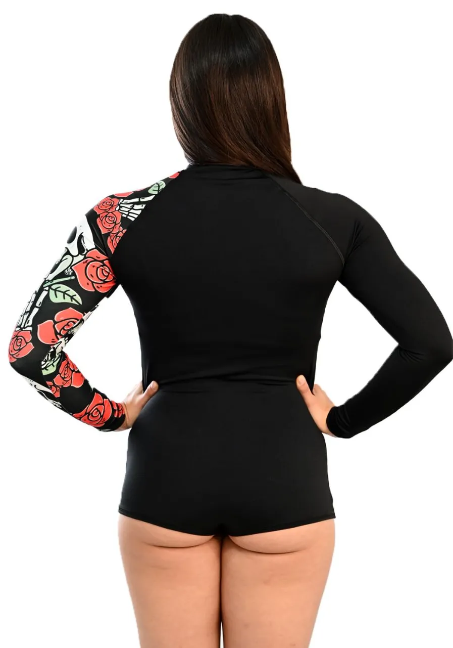 Body Feminino Jiu-Jitsu Red