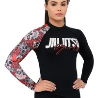 Body Feminino Jiu-Jitsu Red Skull - imagem 3