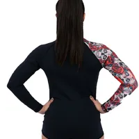 Body Feminino Jiu-Jitsu Red Skull - imagem 2