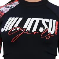 Body Feminino Jiu-Jitsu Red Skull - imagem 5