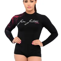 Body Feminino Jiu-Jitsu Rosas - imagem 3