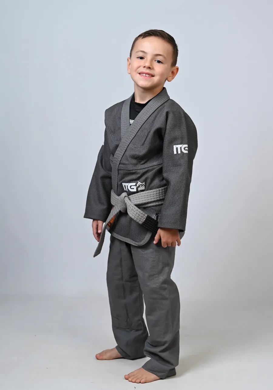 Kimono Infantil In The Guard Chumbo