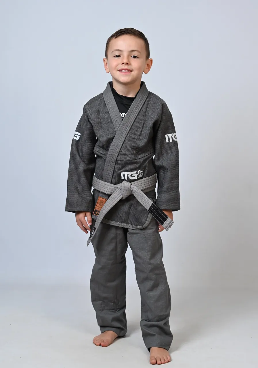 Kimono Infantil In The Guard Chumbo