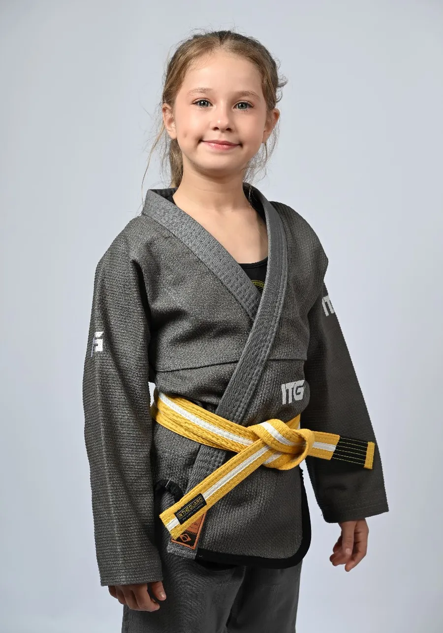 Kimono Infantil In The Guard Chumbo