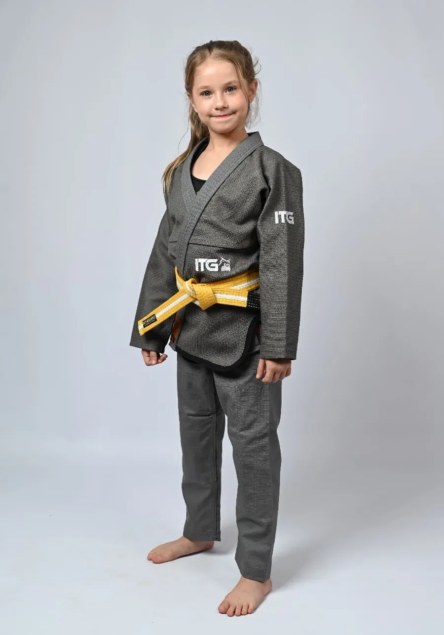 Kimono Infantil In The Guard Chumbo