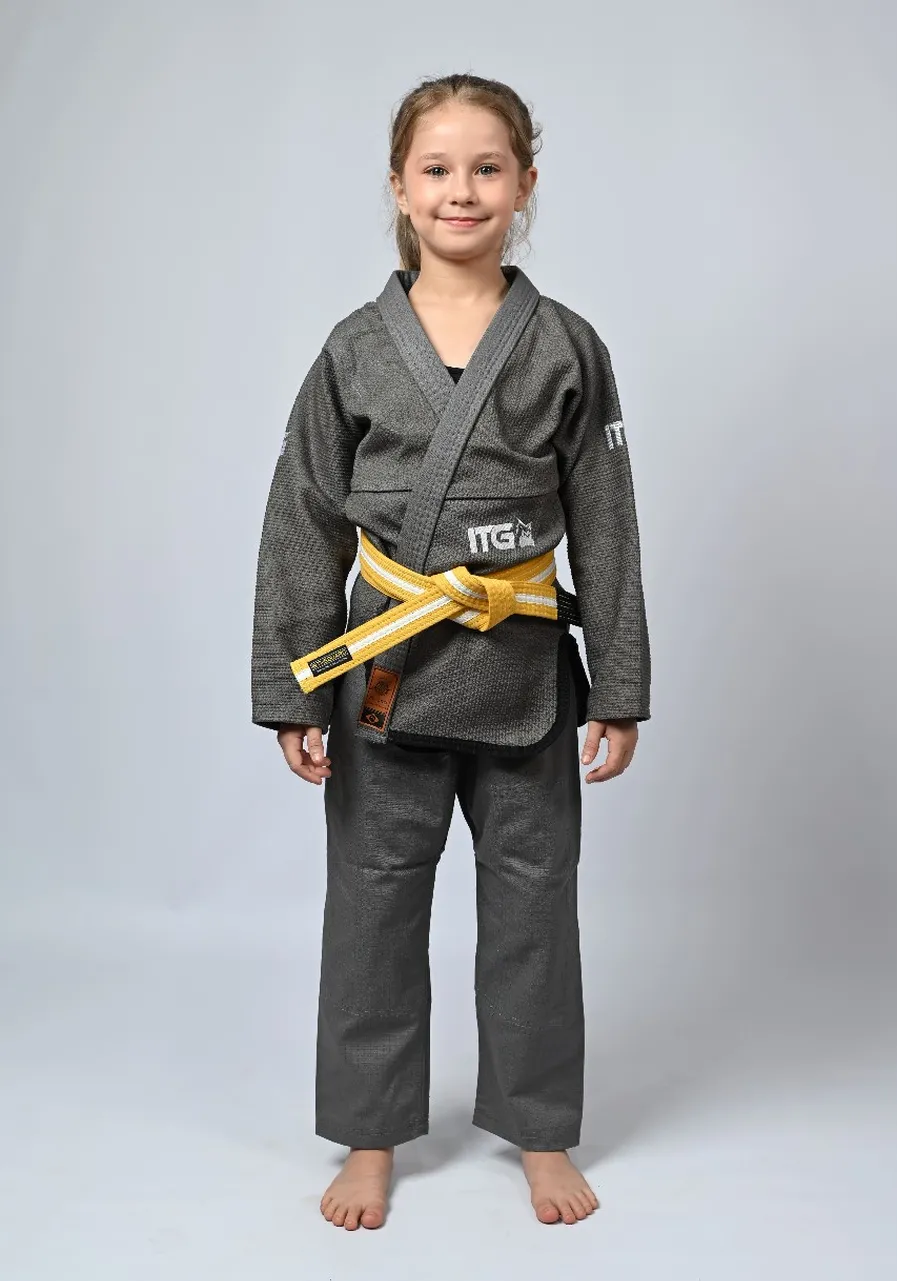 Kimono Infantil In The Guard Chumbo