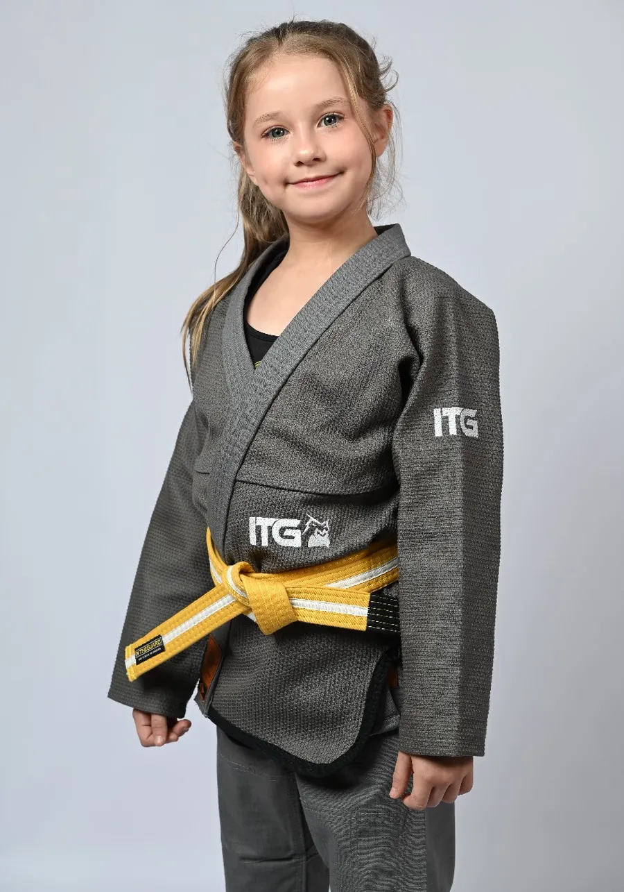 Kimono Infantil In The Guard Chumbo