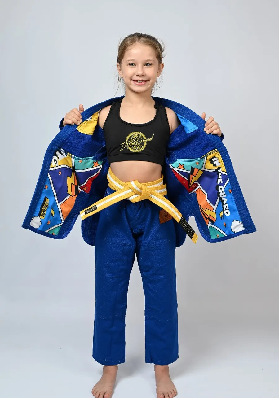 Kimono Infantil In The Guard Colors Azul