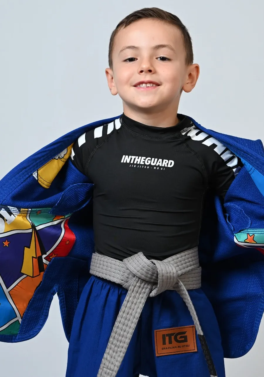 Kimono Infantil In The Guard Colors Azul