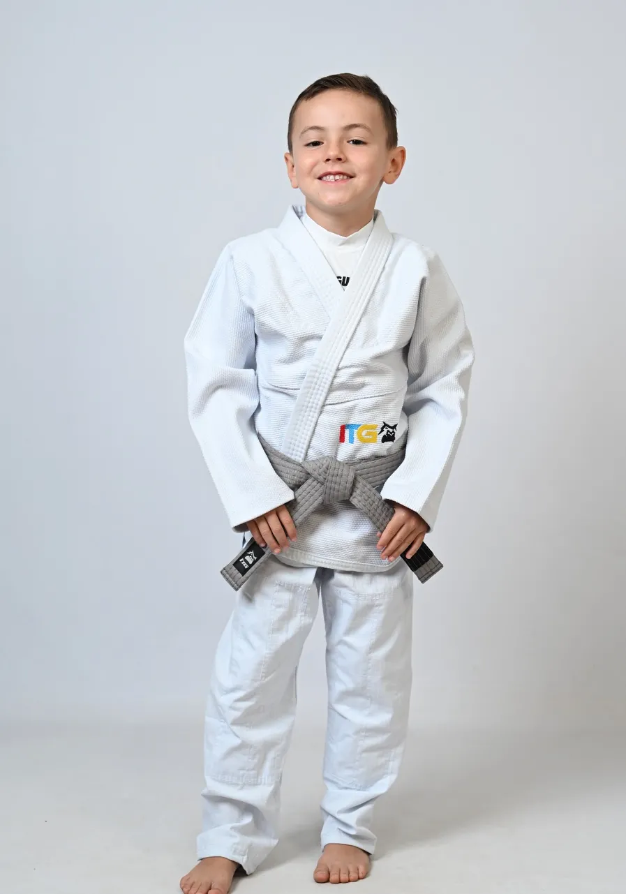 Kimono Infantil In The Guard Colors Branco