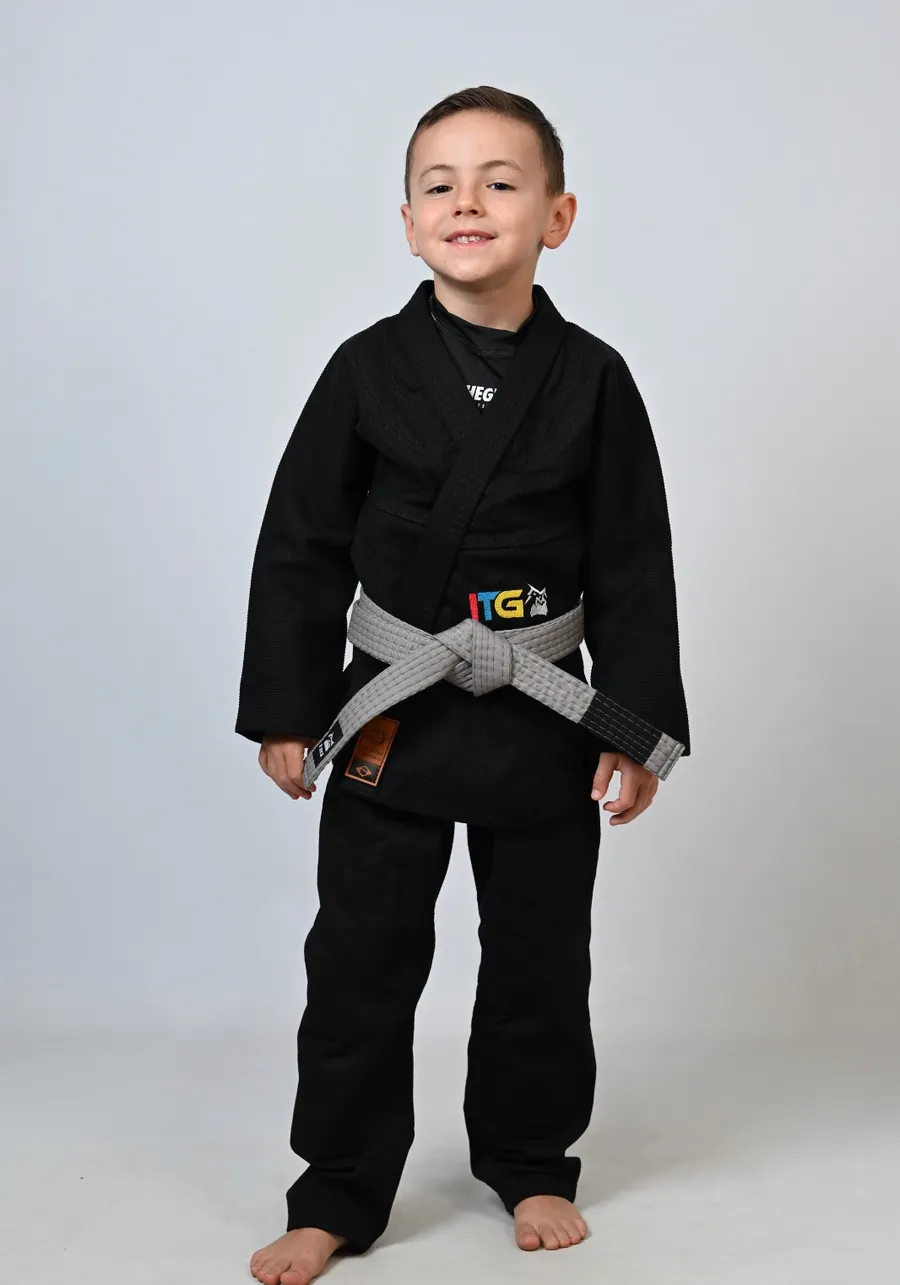 Kimono Infantil In The Guard Colors Preto