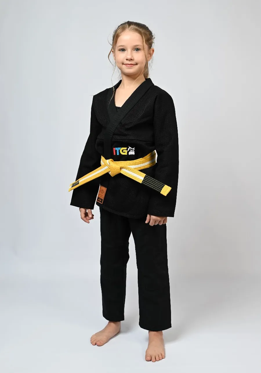 Kimono Infantil In The Guard Colors Preto