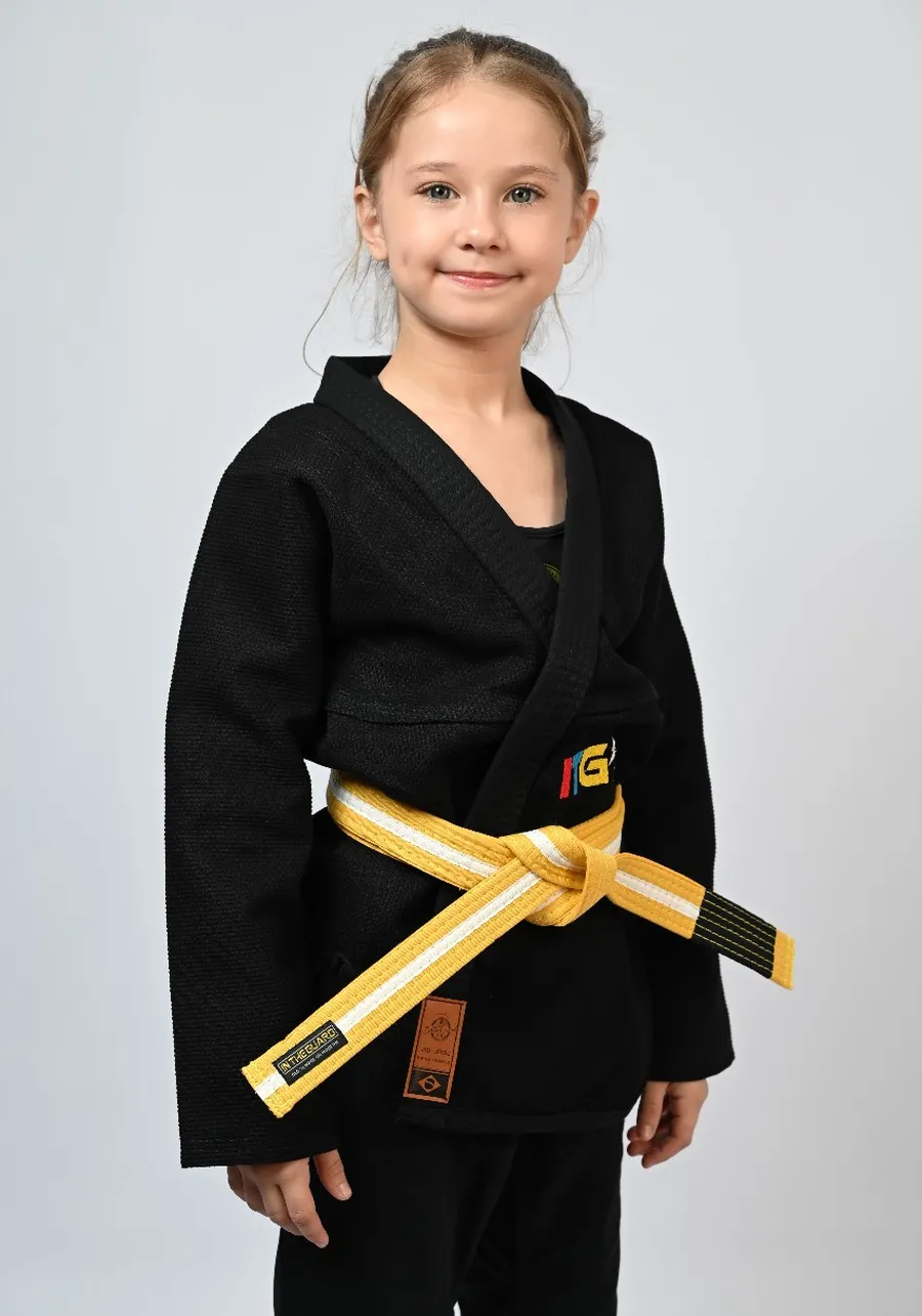 Kimono Infantil In The Guard Colors Preto