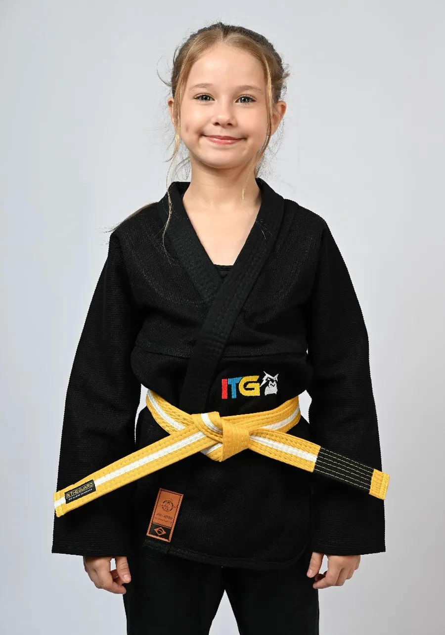 Kimono Infantil In The Guard Colors Preto