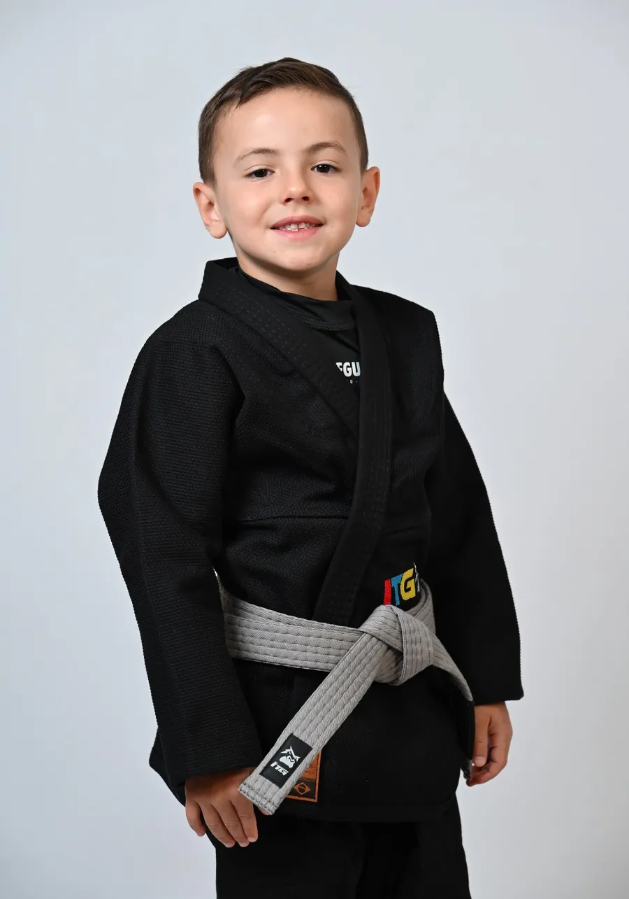Kimono Infantil In The Guard Colors Preto