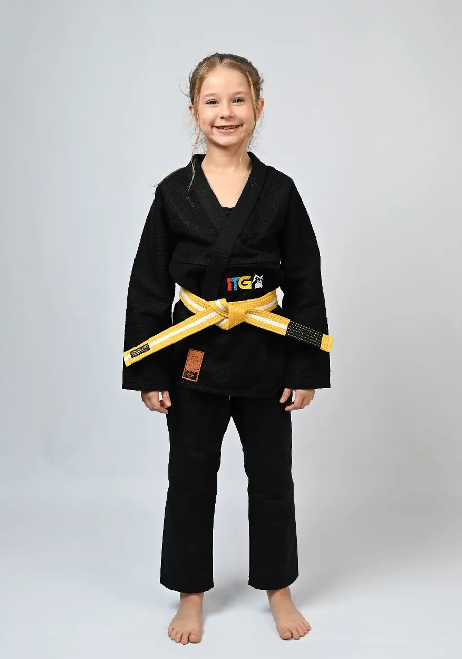 Kimono Infantil In The Guard Colors Preto