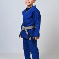 Kimono Infantil In The Guard Liso Azul - imagem 3