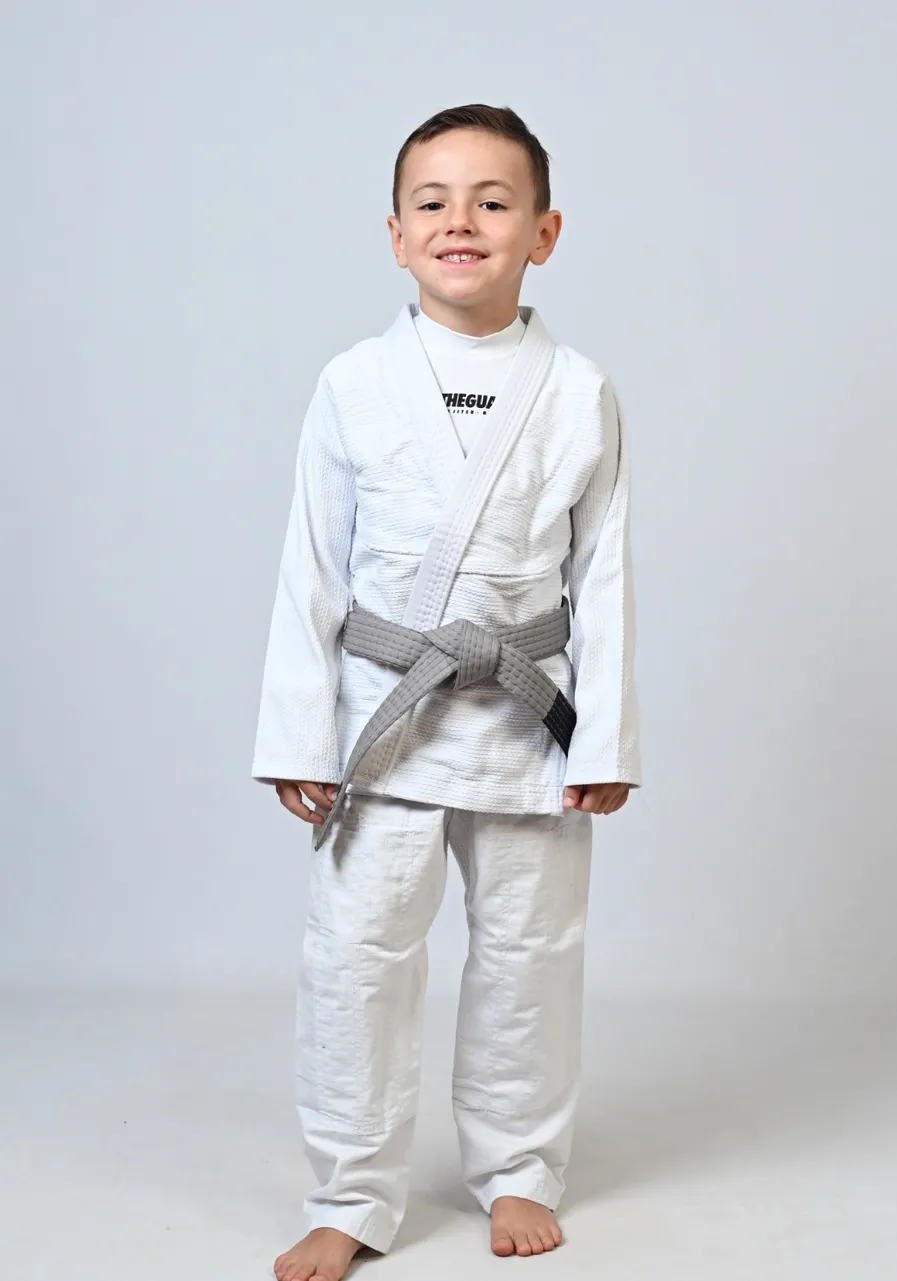 Kimono Infantil In The Guard Liso Branco