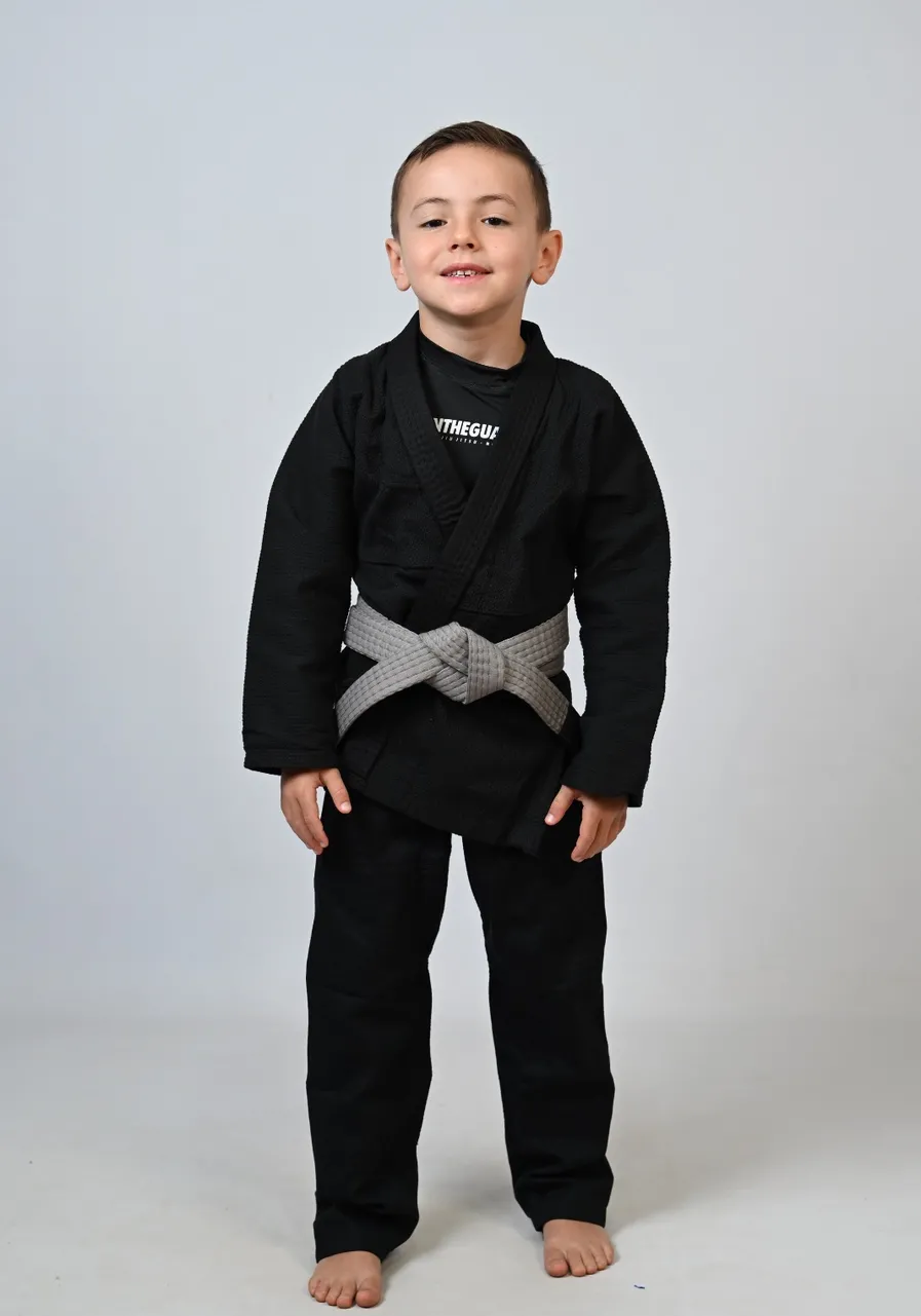 Kimono Infantil In The Guard Liso Preto
