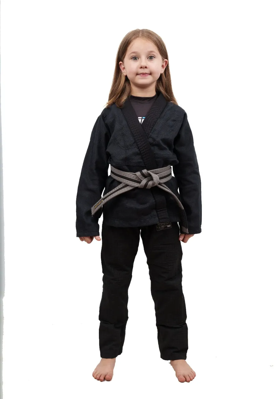 Kimono Infantil In The Guard Liso Preto