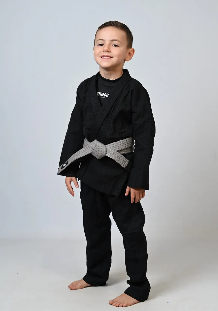 Kimono Infantil In The Guard Liso Preto