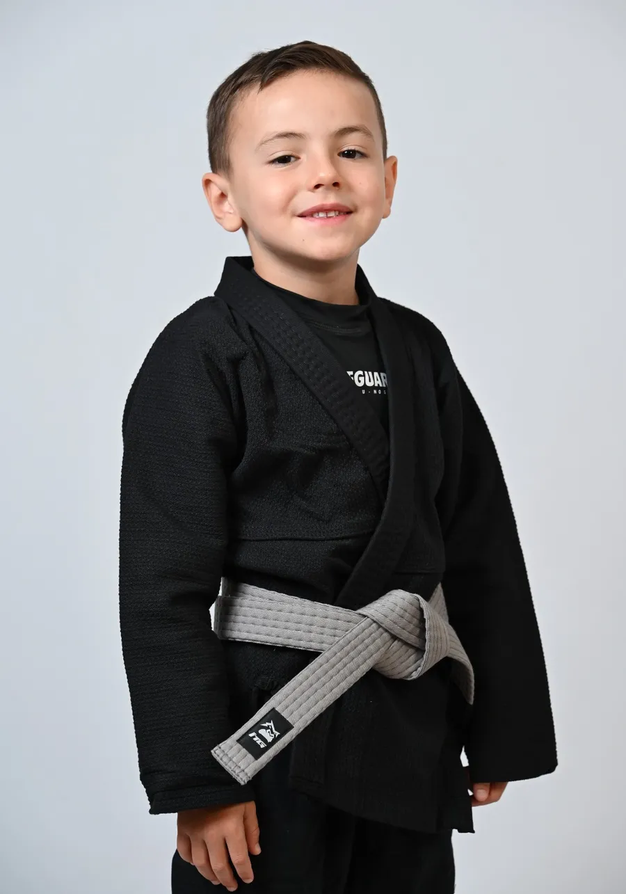 Kimono Infantil In The Guard Liso Preto