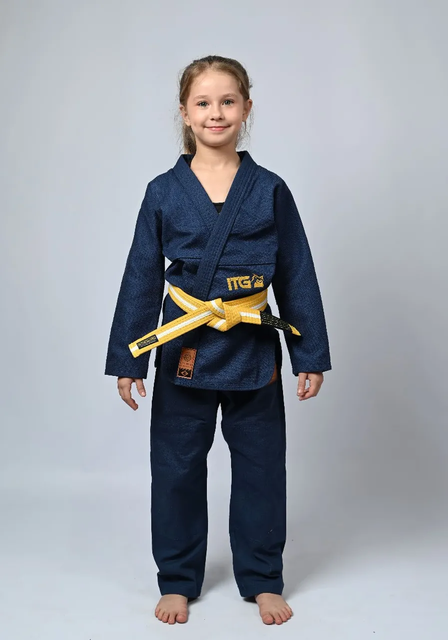 Kimono Infantil In The Guard Marinho