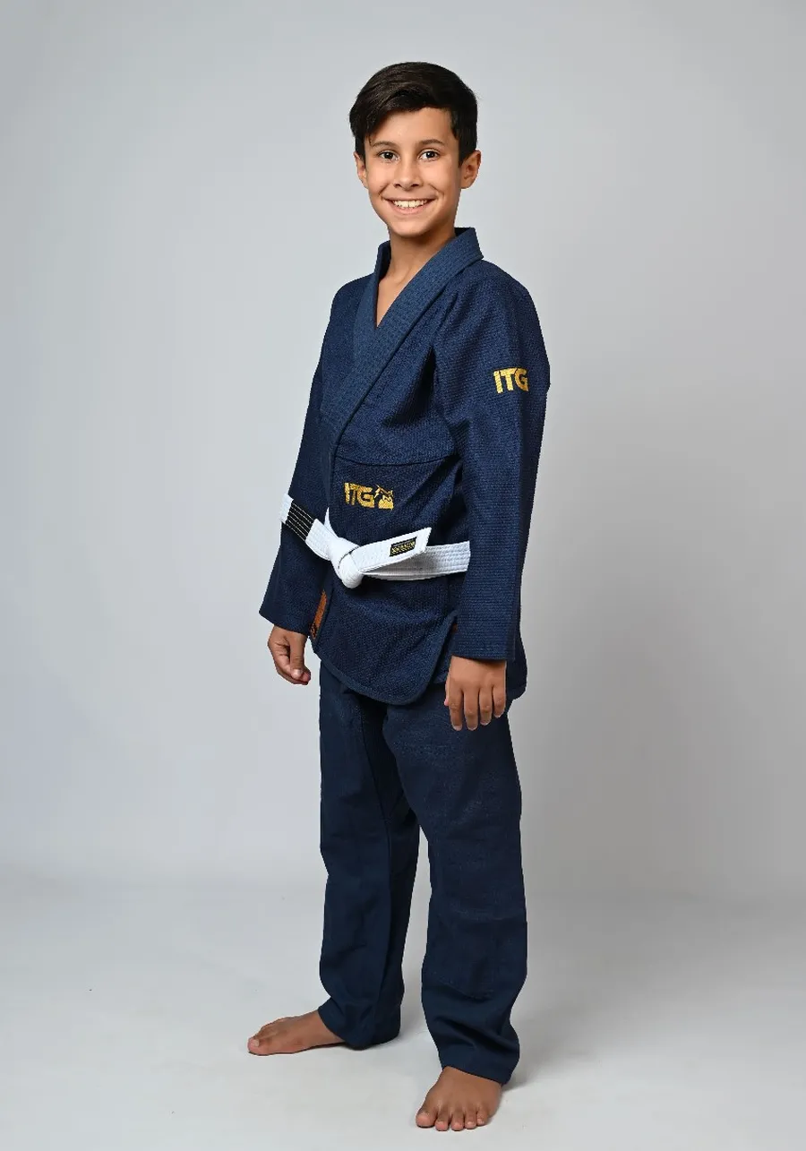 Kimono Infantil In The Guard Marinho