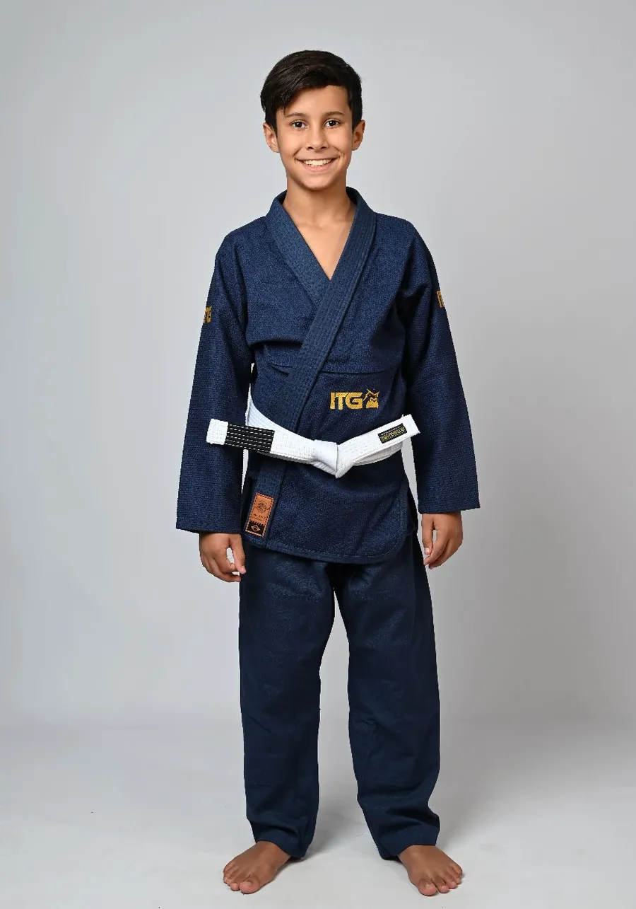 Kimono Infantil In The Guard Marinho
