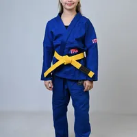 Kimono Infantil In The Guard Pink NEW Azul - imagem 1