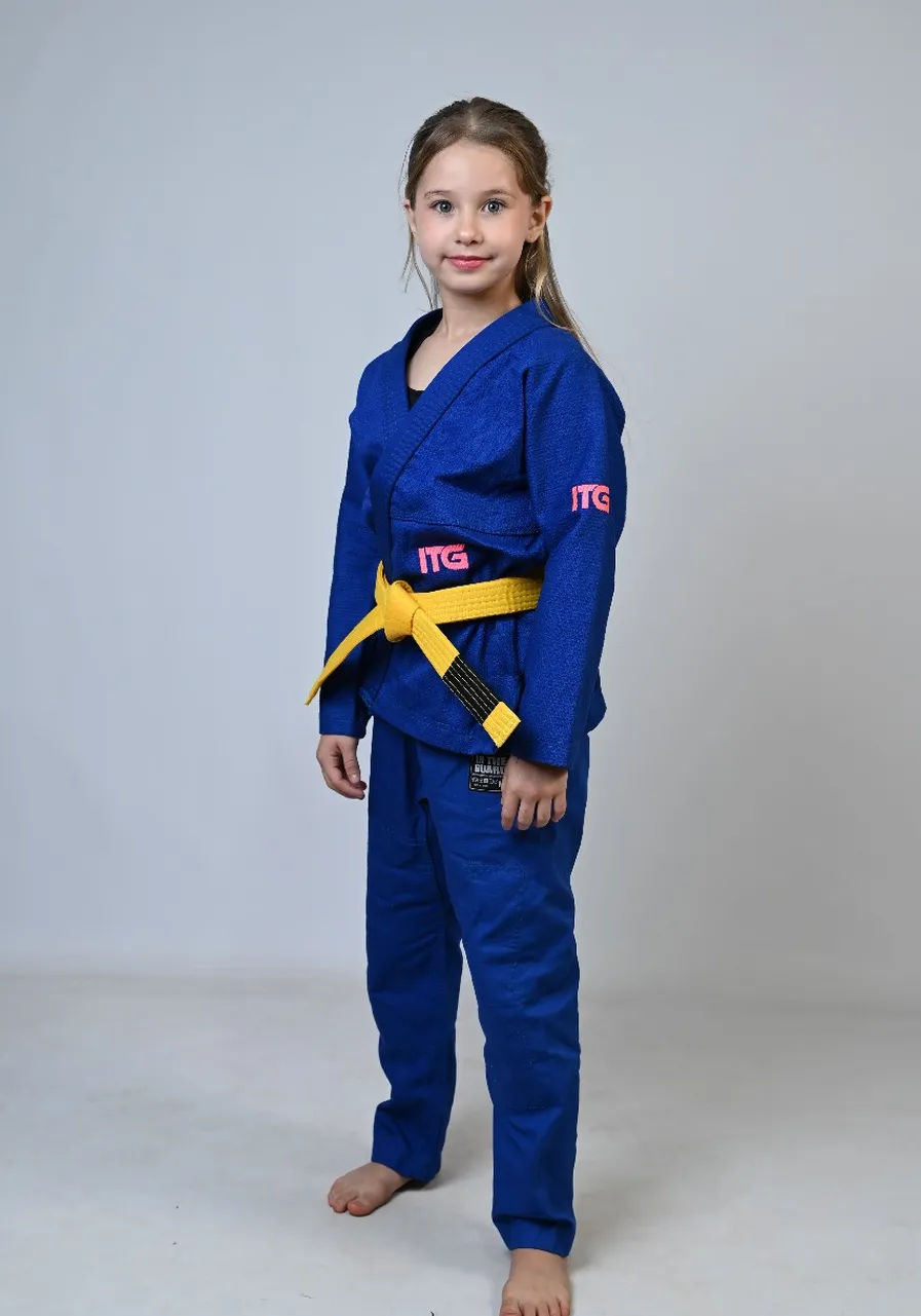 Kimono Infantil In The Guard Pink NEW Azul