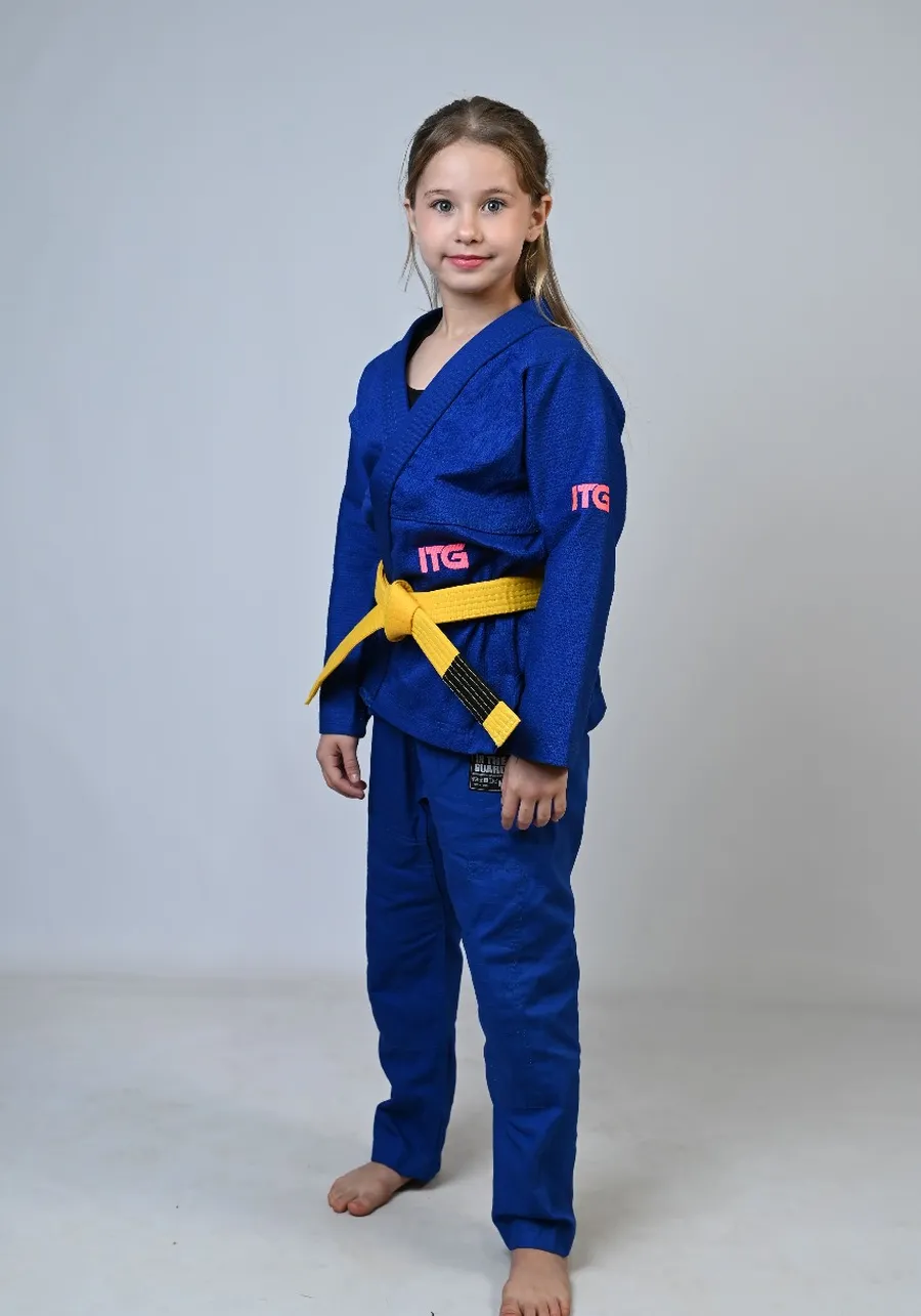 Kimono Infantil In The Guard Pink NEW Azul