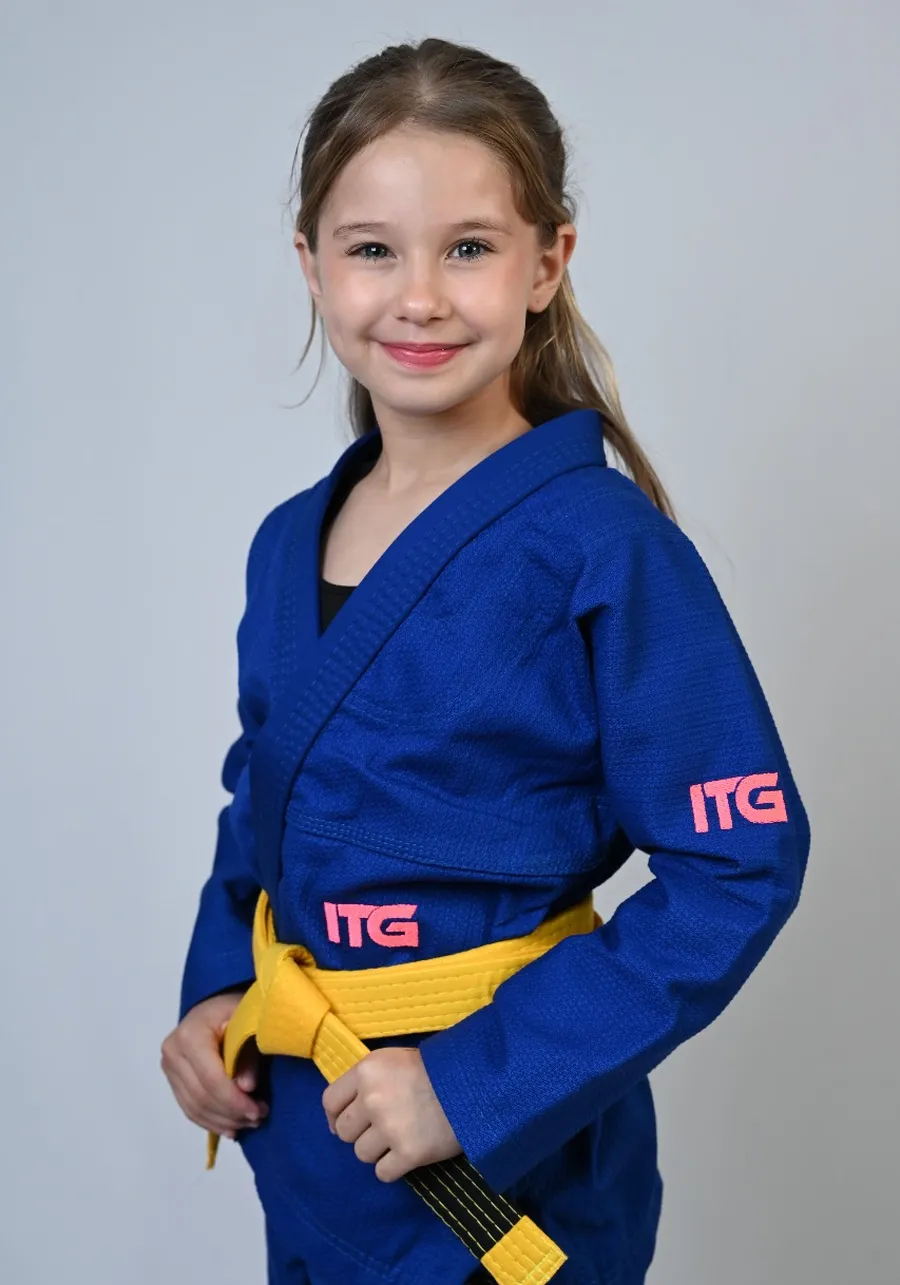 Kimono Infantil In The Guard Pink NEW Azul