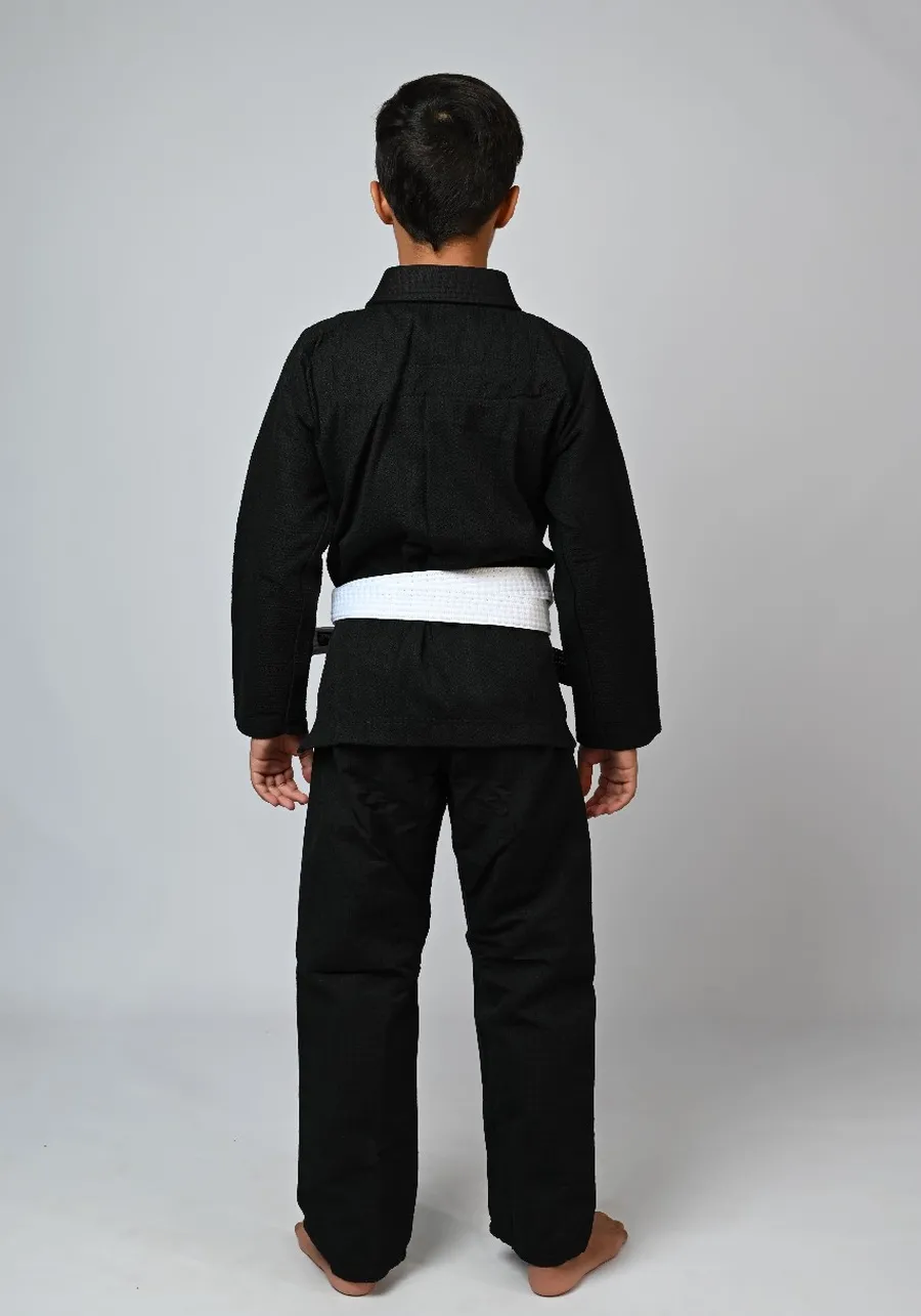 Kimono Infantil In The Guard Xadrez Preto