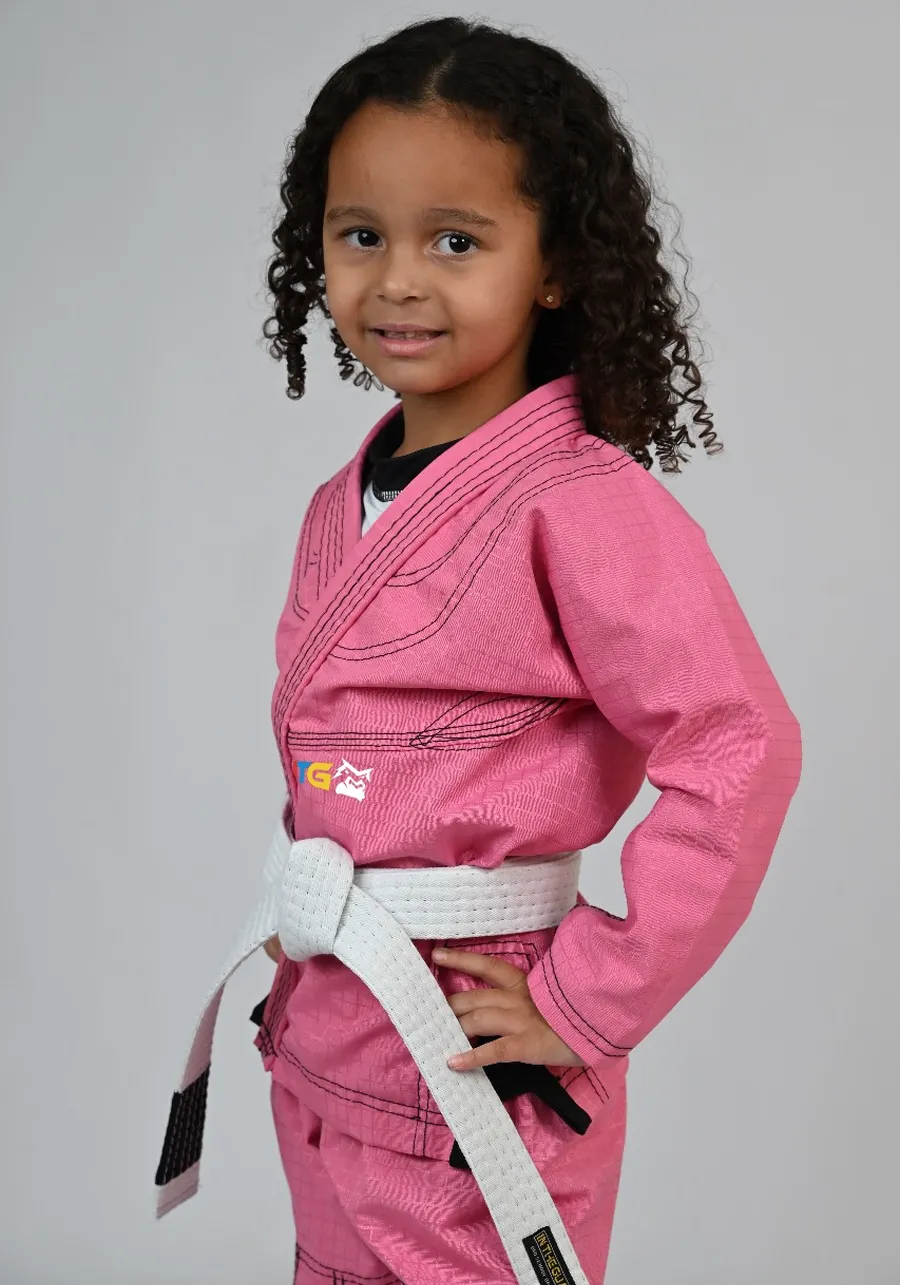 Kimono Feminino MIRIM 4 e 5 anos. Rosa INFANTIL:TAMANHO 6