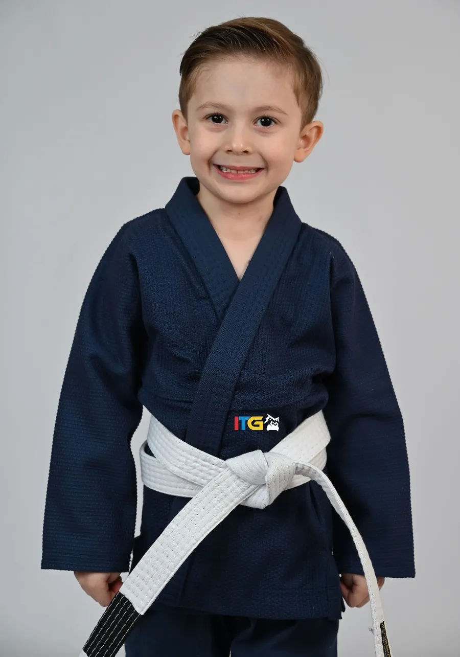 Kimono MIRIM 4 e 5 anos. Marinho INFANTIL:TAMANHO 6