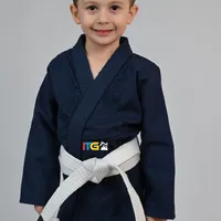 Kimono MIRIM 4 e 5 anos. Marinho INFANTIL:TAMANHO 6 - imagem 3