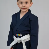 Kimono MIRIM 4 e 5 anos. Marinho INFANTIL:TAMANHO 6 - imagem 6